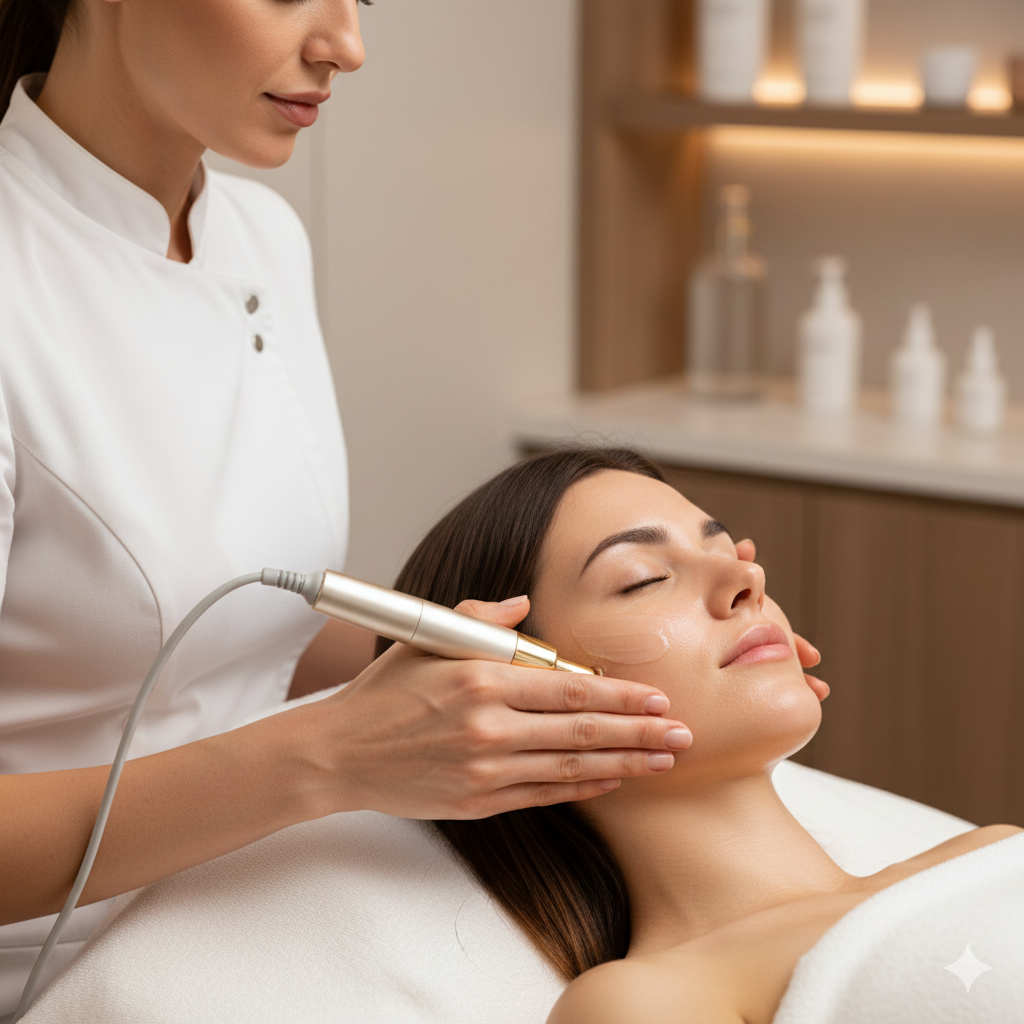 Glass skin treatment for radiant and hydrated skin